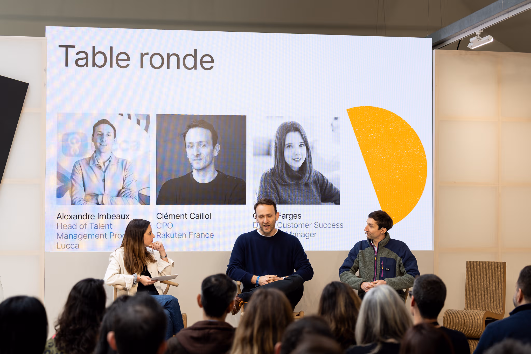 Clément Caillol from Rakuten France and Alexandre Imbeaux from Lucca share their thoughts on knowledge management and AI at Make with Notion Showcase Paris.